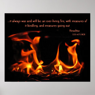 Heraclitus Poster de feu éternel