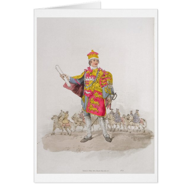 Herald, from 'Costume of Great Britain', published (Front)