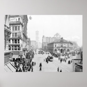 Herald Square, New York, 1905 Poster