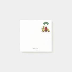 Heraldic Camel Palm Tree Colour Coat of Arms Post-it Notes