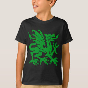Heraldic Dragon 01 - Grass Green T-Shirt