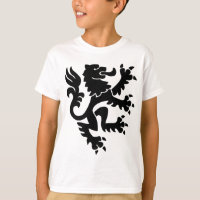 Heraldic Lion 01 - Black