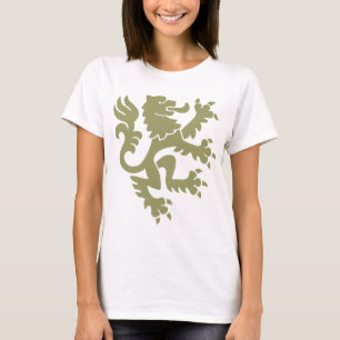Heraldic Lion 01 - Khaki T-Shirt