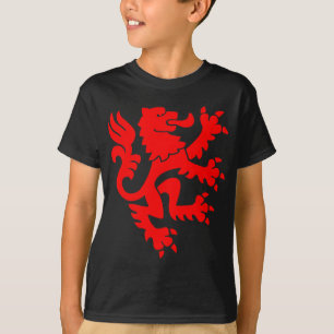 Heraldic Lion 01 - Red T-Shirt