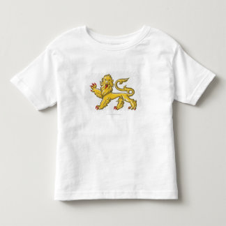 Heraldic symbol of lion statant guardant toddler t-shirt