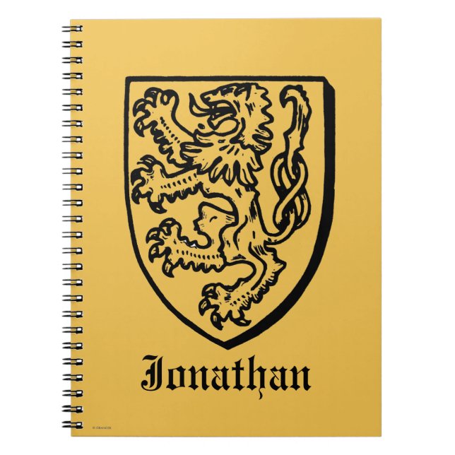 Heraldry: Lion Notebook (Front)