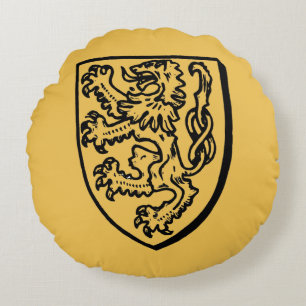 Heraldry: Lion Round Pillow