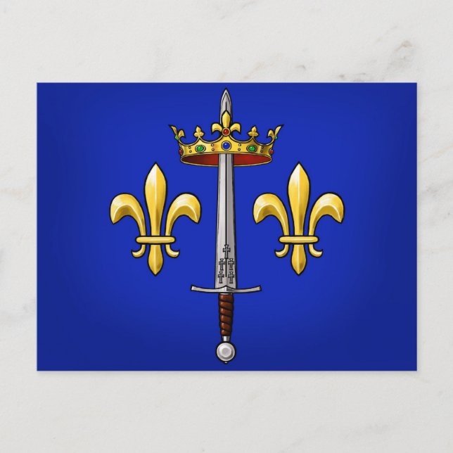 Heraldry of Joan of Arc Jeanne d'Arc Postcard (Front)