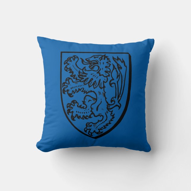 Heraldry Throw Pillow (Front)