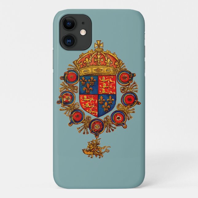 Heraldry with Crown Case-Mate iPhone Case (Back)