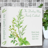 Herb Leaf - Personalized Family Recipe Cookbook