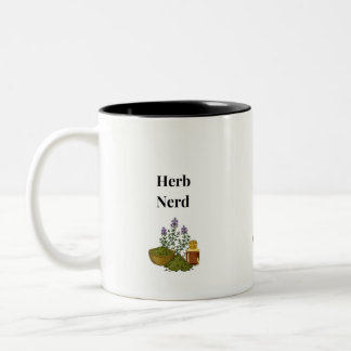 Herb Nerd Two-Tone Coffee Mug