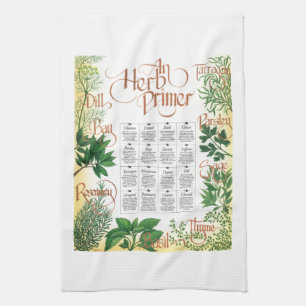 Herb Primer Kitchen Towel