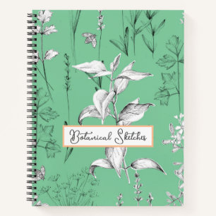 Herb Sketchbook Botanical Plants Herbalist Notebook