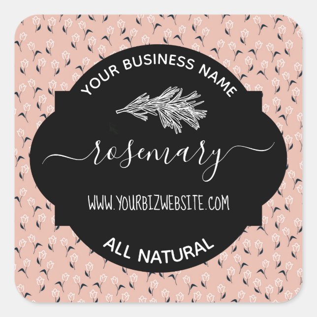 Herb & Spice Jar Product Label (Front)