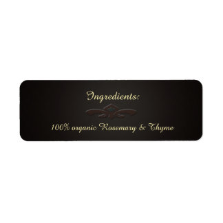 Herb & Spice/ U Pick Colour Black Board Ingredient