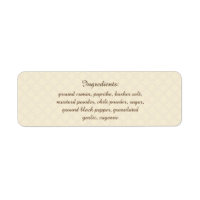 Herb & Spice U Pick Colour Ingredients for Date