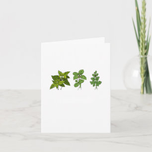 Herb themed card, fun, funny card