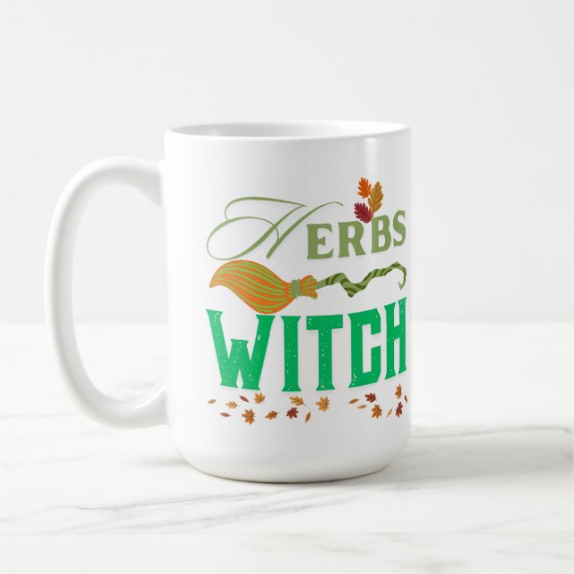 Herb witch coffee mug (Left)