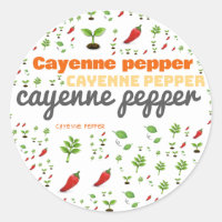 HERB WORD LABEL - CAYENNE PEPPER