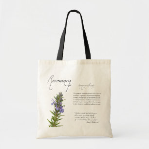 Herbal Apothecary: Rosemary   Botanical Tote Bag