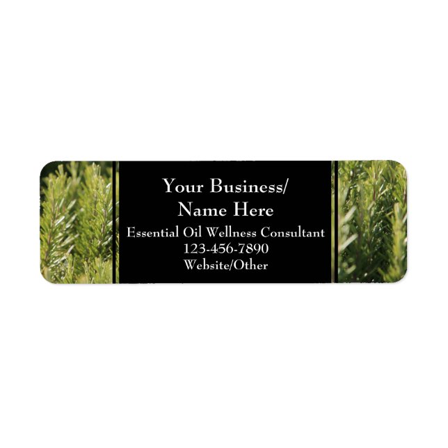 Herbal Essential Oil Bouteille commerciale Contact (Devant)