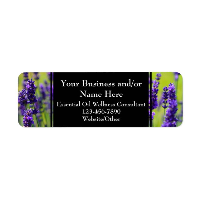 Herbal Essential Oil Bouteille commerciale Contact (Devant)