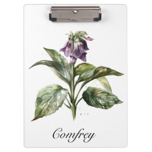 Herbal Life: comfrey customizable Clipboard