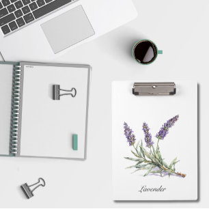 Herbal Life: Lavender, customizable  Clipboard