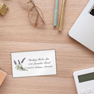 Herbal Life: Lavender, customizable  Magnetic Business Card