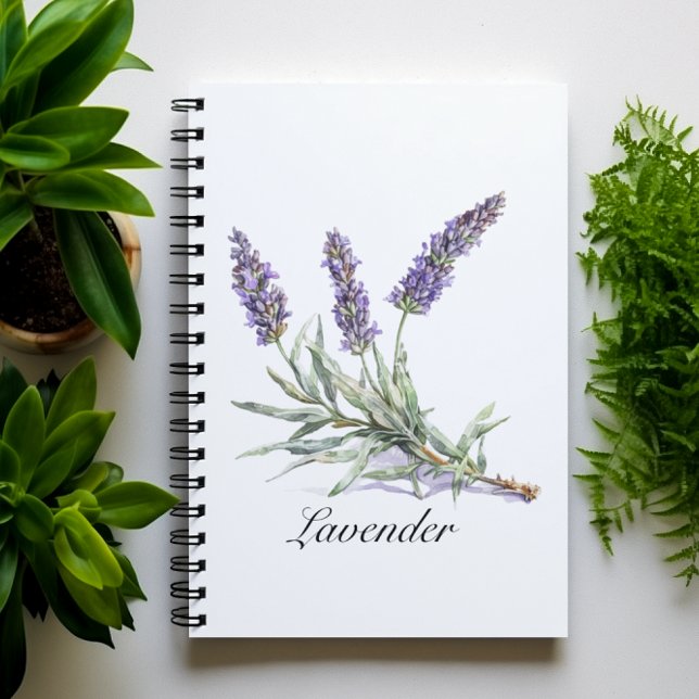 Herbal Life: Lavender, customizable  Notebook (Creator Uploaded)