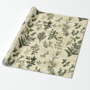 Herbal mix wrapping paper