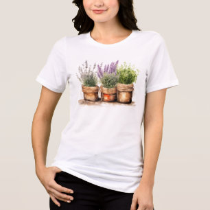 Herbal Plants Herbalist Tri-Blend Shirt