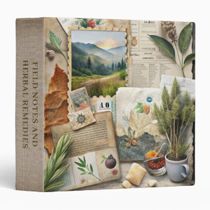 Herbal Remedies Field Notes Nature Binder