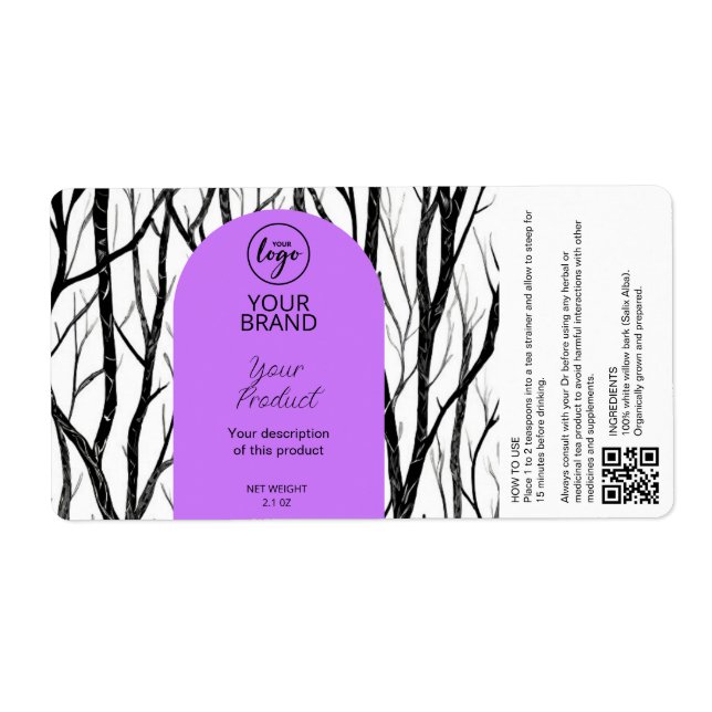 Herbal Tea Labels (Front)
