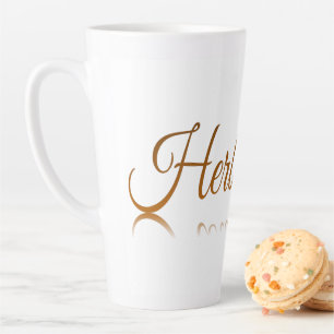 Herbal Tea Reflection Latte Mug