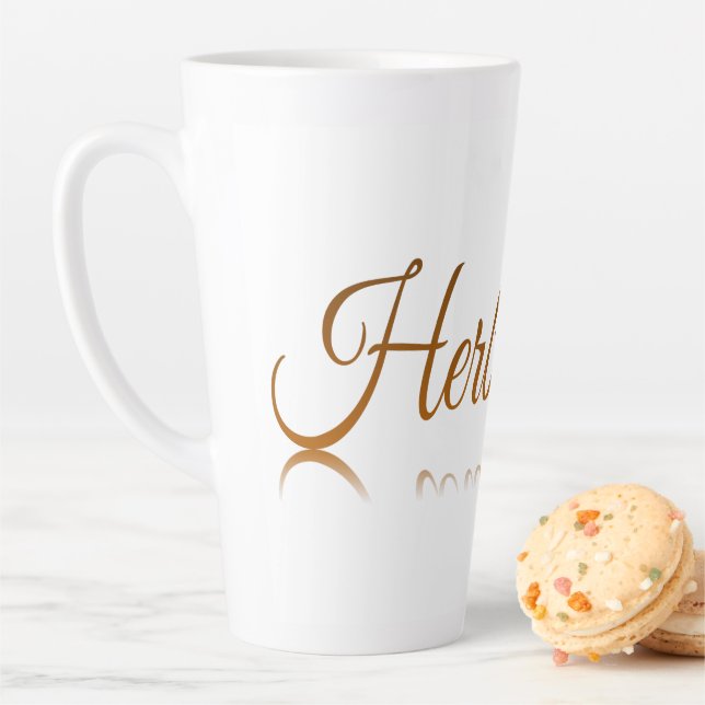 Herbal Tea Reflection Latte Mug (In Situ)