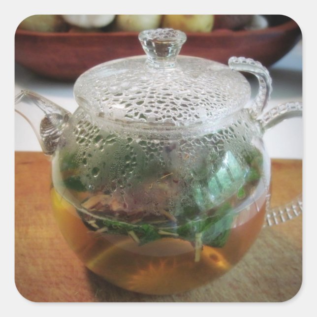 Herbal Teapot Sticker (Front)
