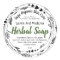 Herbal Wreath Black And White Soap Labels