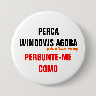 Herbalinux 3 Inch Round Button