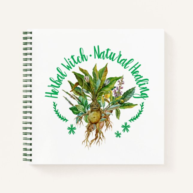 Herbalist Herbalism Herbs Plants Medicine Notebook (Front)