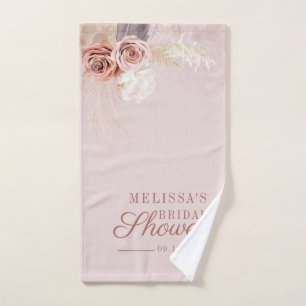 Herbe de la Pampa Floral Script Fête de Mariage