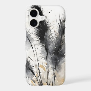 Herbe des Pampas - Fleurs aquarelle