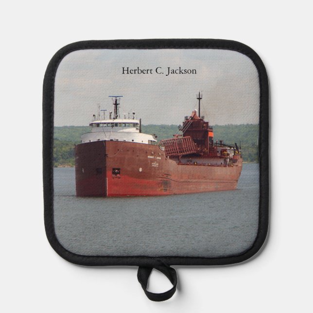 Herbert C. Jackson pot holder (Front)
