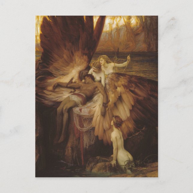 Herbert Draper-The Lament For Icarus Postcard (Front)