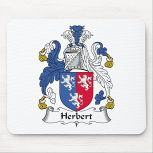 Herbert Family Crest Mouse Pad