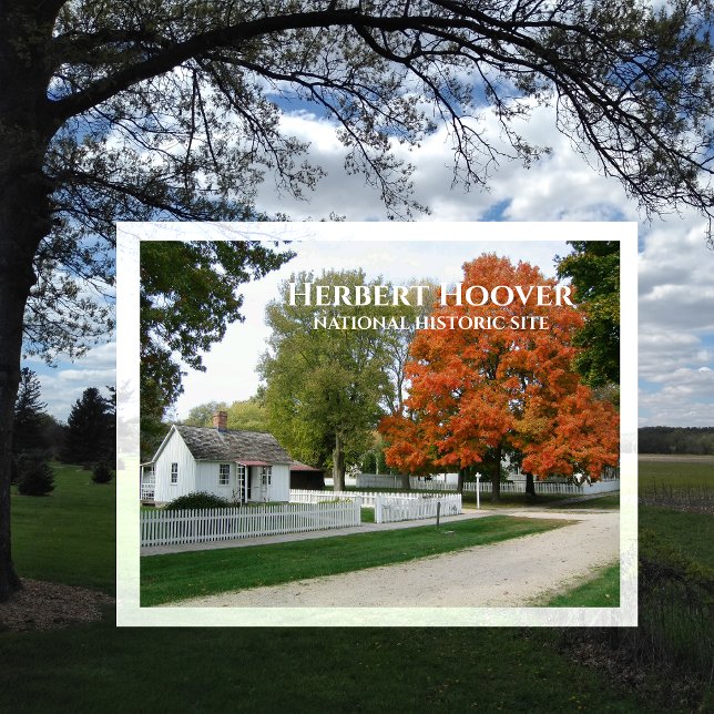 Herbert Hoover Birthplace Cottage Postcard (Creator Uploaded)