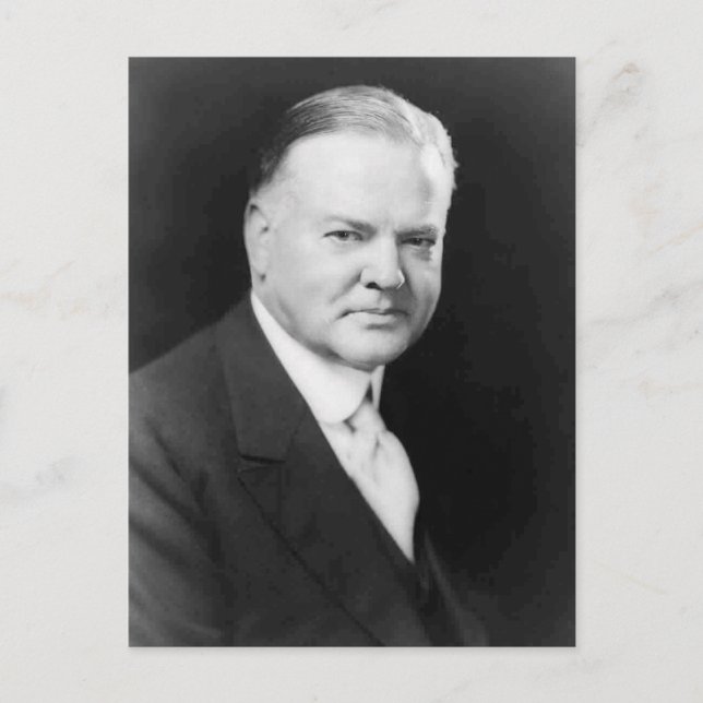 Herbert Hoover Postcard (Front)