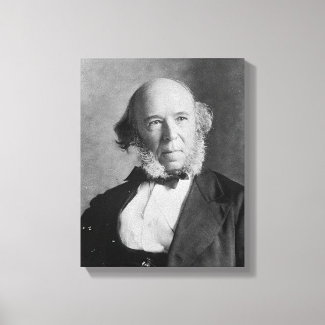 Herbert Spencer Canvas Print (Front)