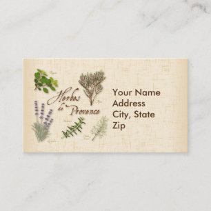 Herbes de Provence Carte de visite